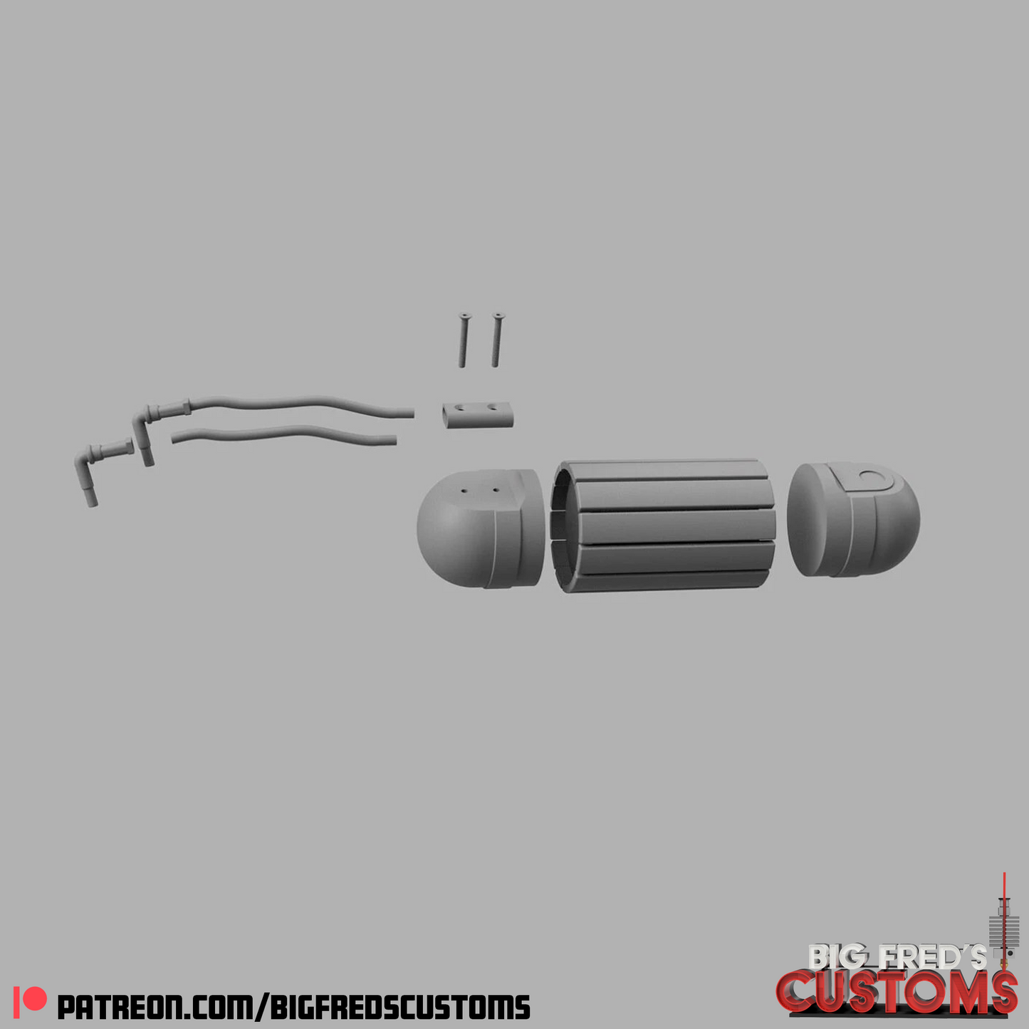 The Mandalorian Holdout Blaster (FB-45) with accessories Stl (the Book of Boba Fett) (Download)