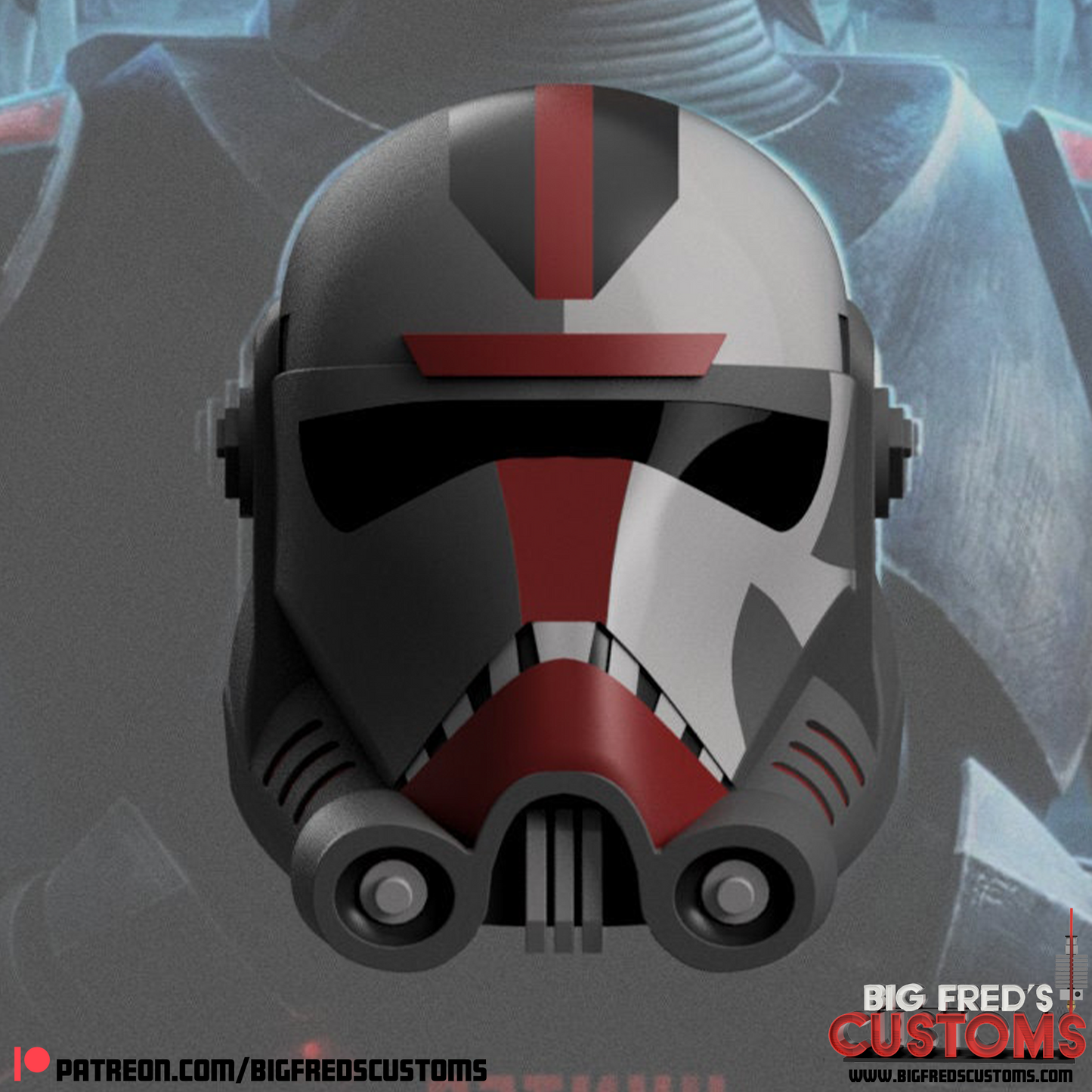 Hunter Helmet (The Clone Wars and The Bad Batch) Stl (Download)