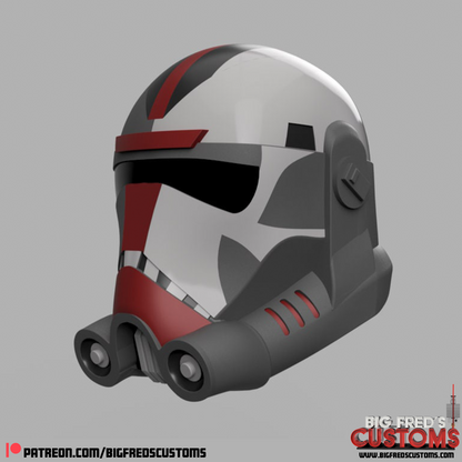 Hunter Helmet (The Clone Wars and The Bad Batch) Stl (Download)