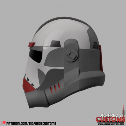 Hunter Helmet (The Clone Wars and The Bad Batch) Stl (Download)