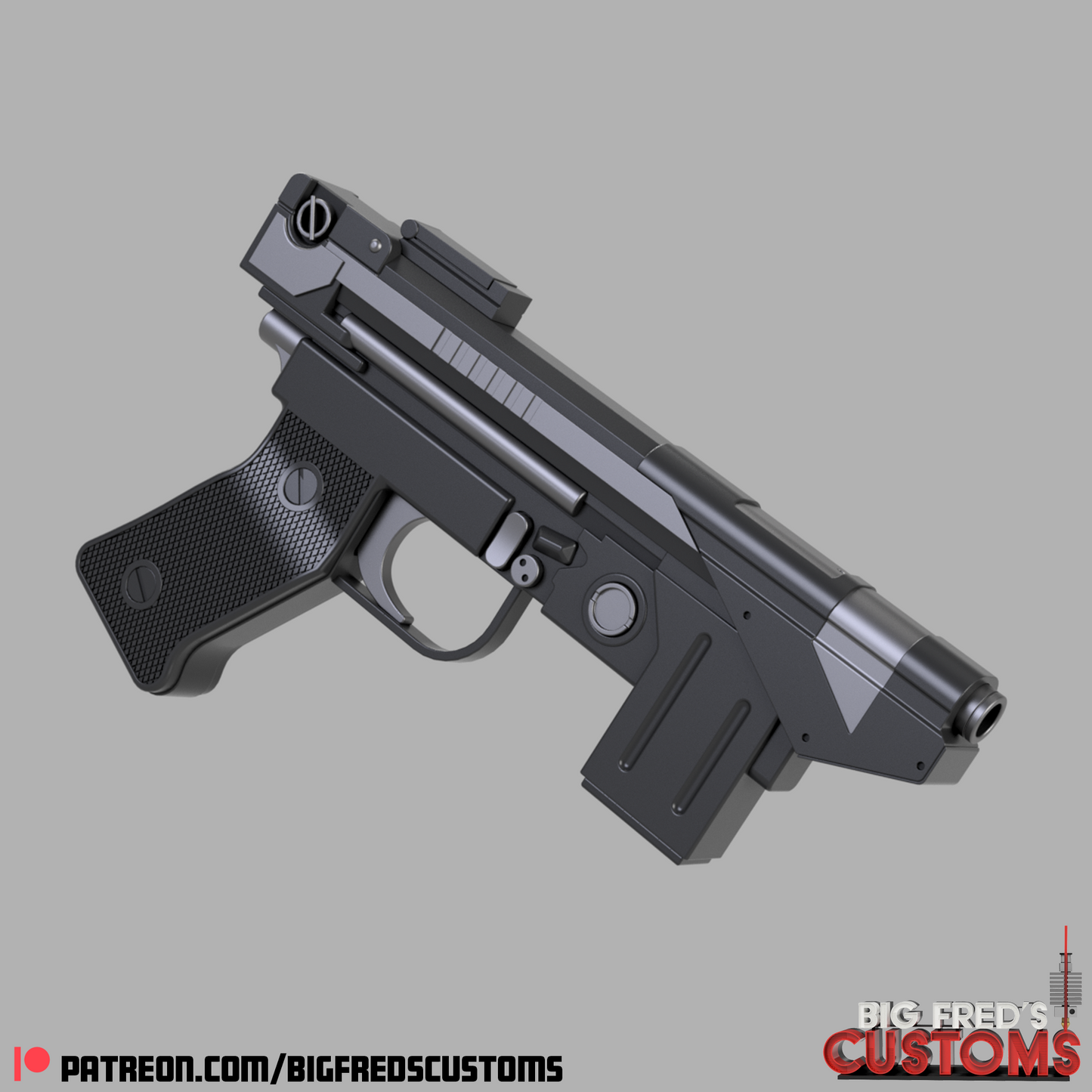 Imperial Super Commando Blaster (Beskar Stormtrooper) Stl (Download)