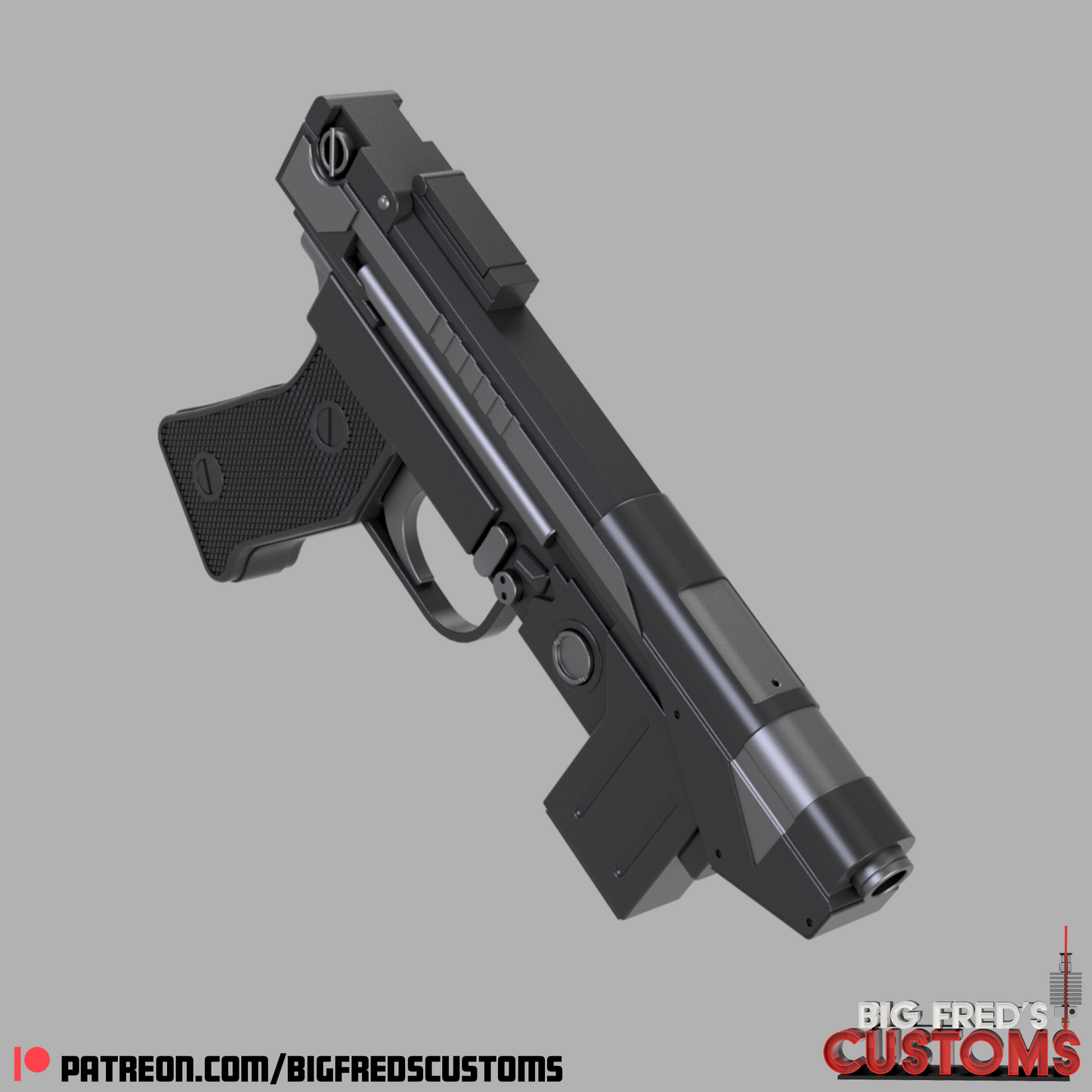 Imperial Super Commando Blaster (Beskar Stormtrooper) Stl (Download)