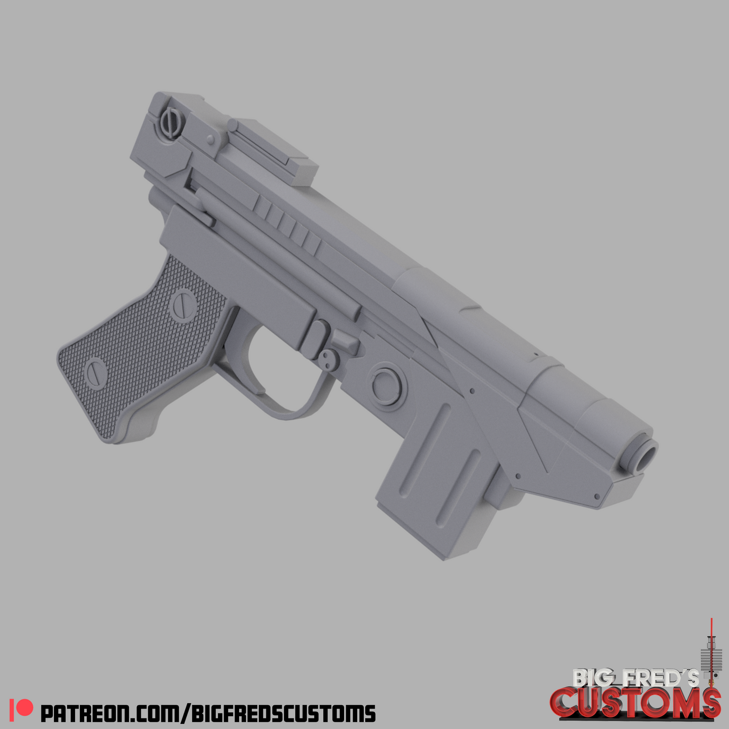 Imperial Super Commando Blaster (Beskar Stormtrooper) Stl (Download)