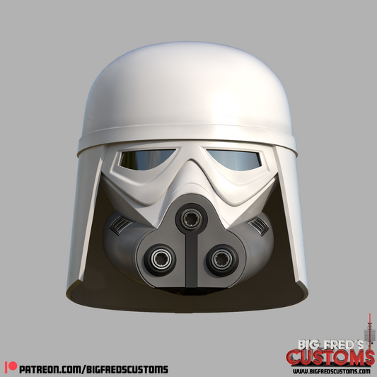 Imperial Remnant Snow Trooper Helmet (The Mandalorian and Grogu) STL File (Download)