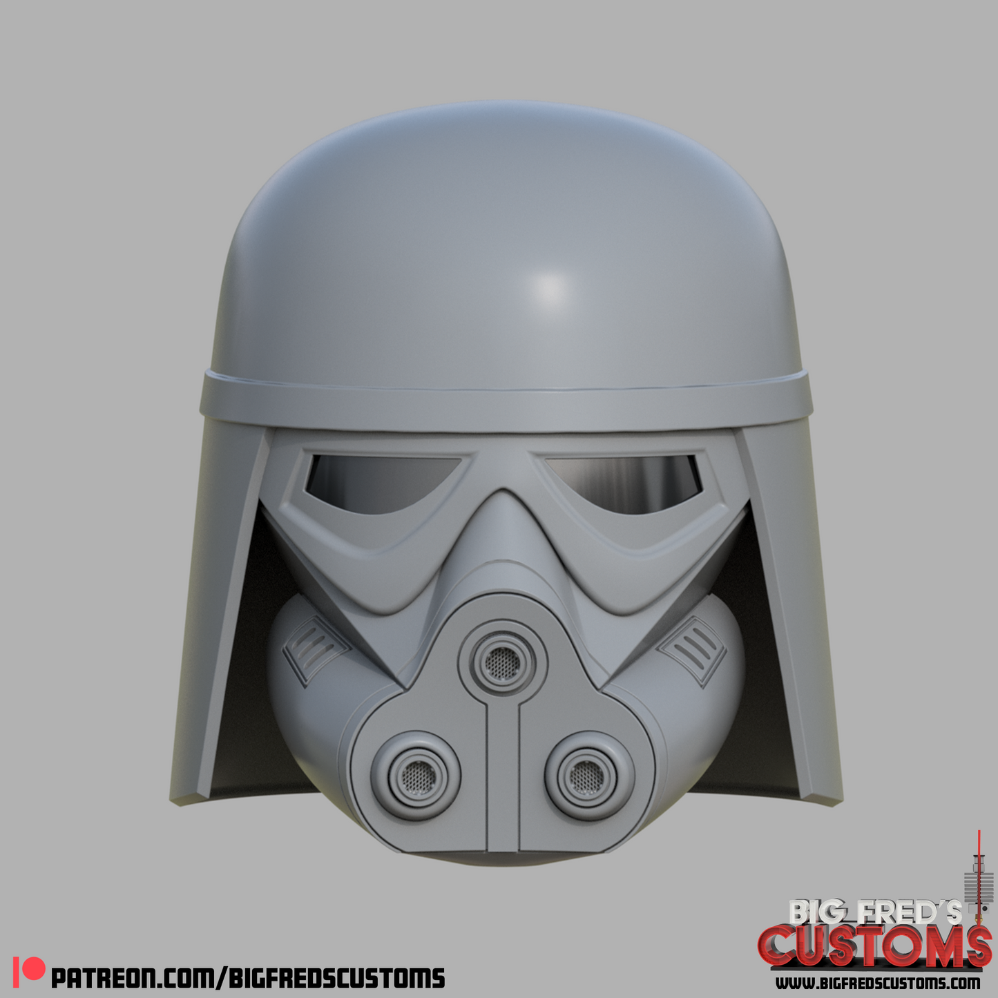 Imperial Remnant Snow Trooper Helmet (The Mandalorian and Grogu) STL File (Download)