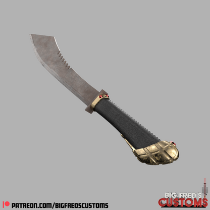 Jod's Pirate Knife (Skeleton Crew) STL (Download)
