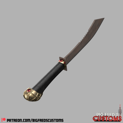 Jod's Pirate Knife (Skeleton Crew) STL (Download)
