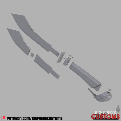 Jod's Pirate Knife (Skeleton Crew) STL (Download)
