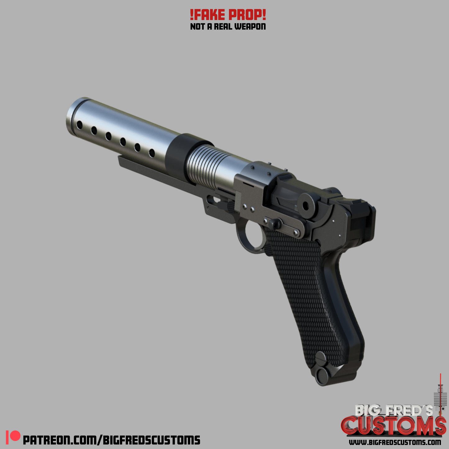 Jyn Erso A180 Blaster (Rogue One / Star Wars) STL (Download)