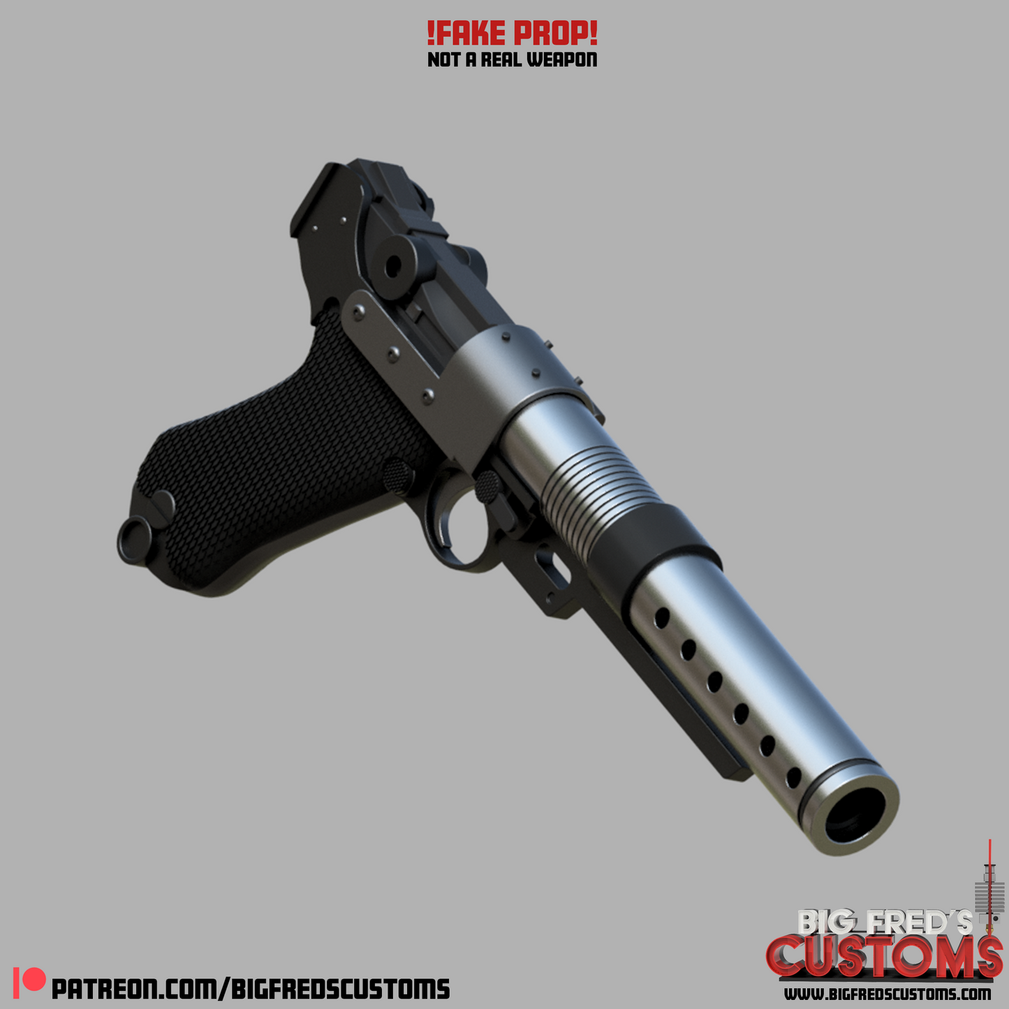 Jyn Erso A180 Blaster (Rogue One / Star Wars) STL (Download)