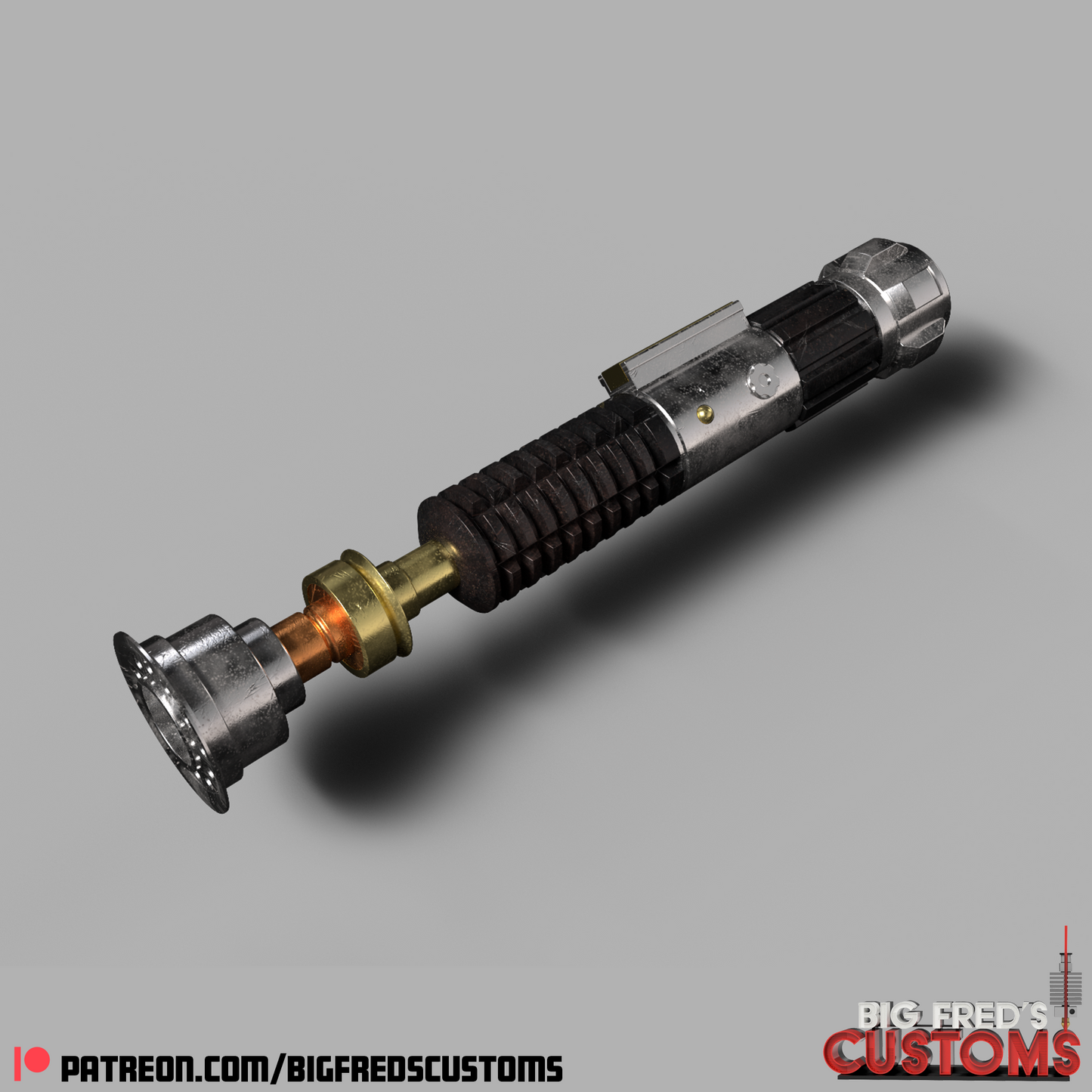 Obi-Wan Kenobi Lightsaber (Kenobi/ Revenge of the Sith) Stl (Download)