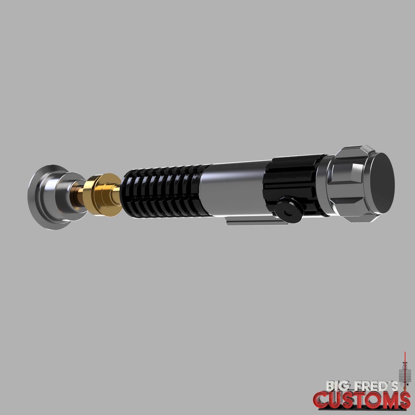 Obi-Wan Kenobi Lightsaber (Kenobi/ Revenge of the Sith) Stl (Download)