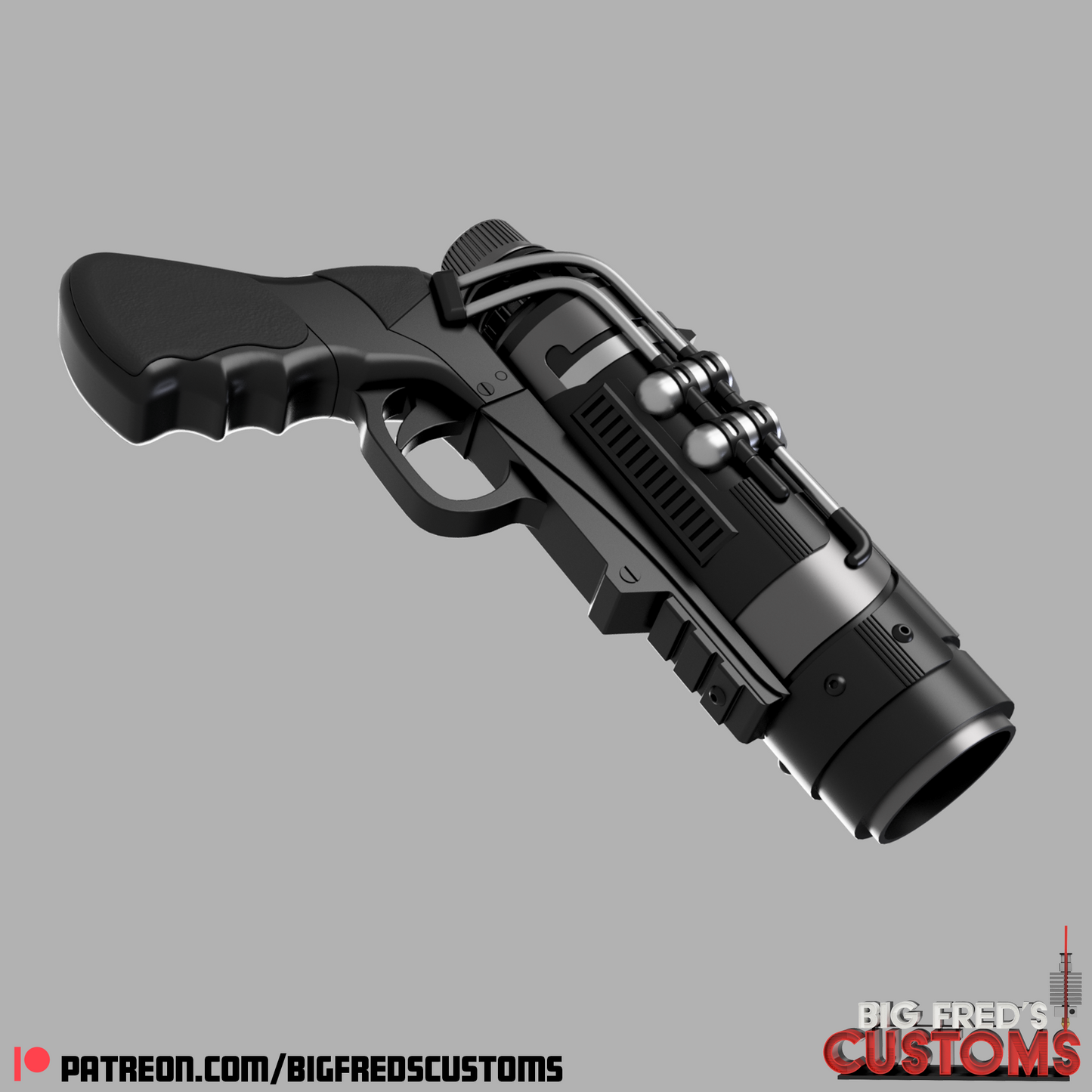 The Batman sticky bomb launcher with belt canister STL (Download) Files