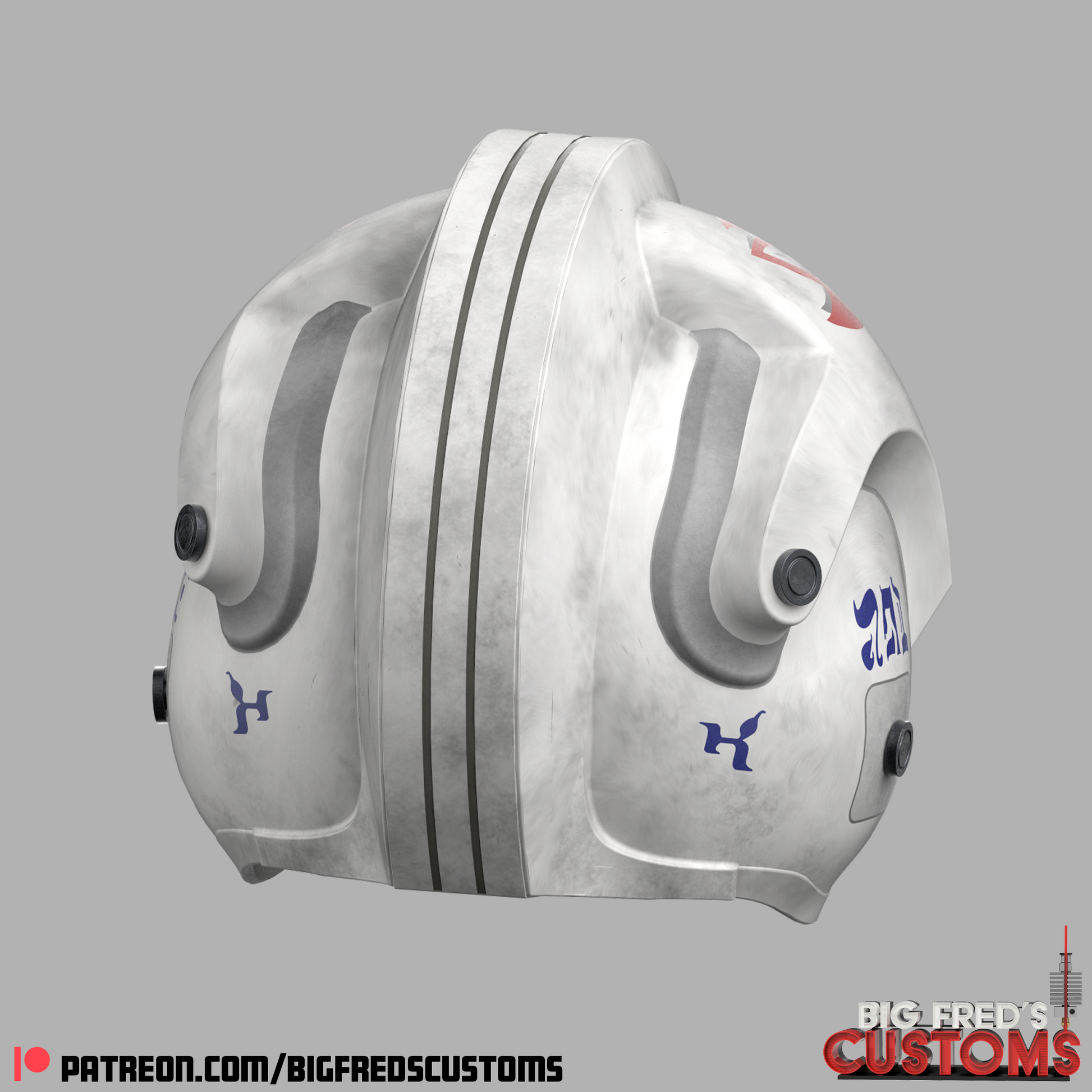 Luke Skywalker Training Helmet (A New Hope Blast Shield Helmet) Stl (D – Big Fred's Customs