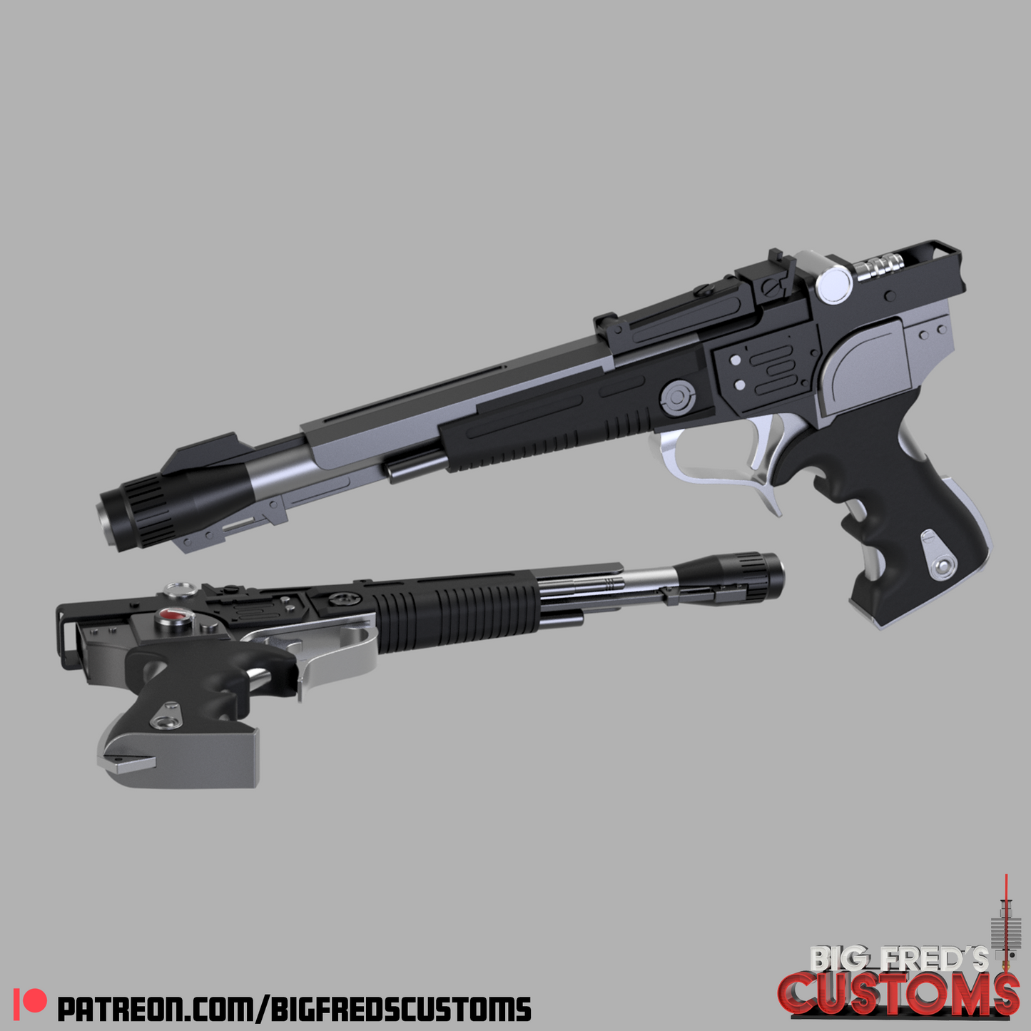 The Mandalorian's New Blasters/ Imperial Commando Blaster (the Mandalorian) STL (Download)