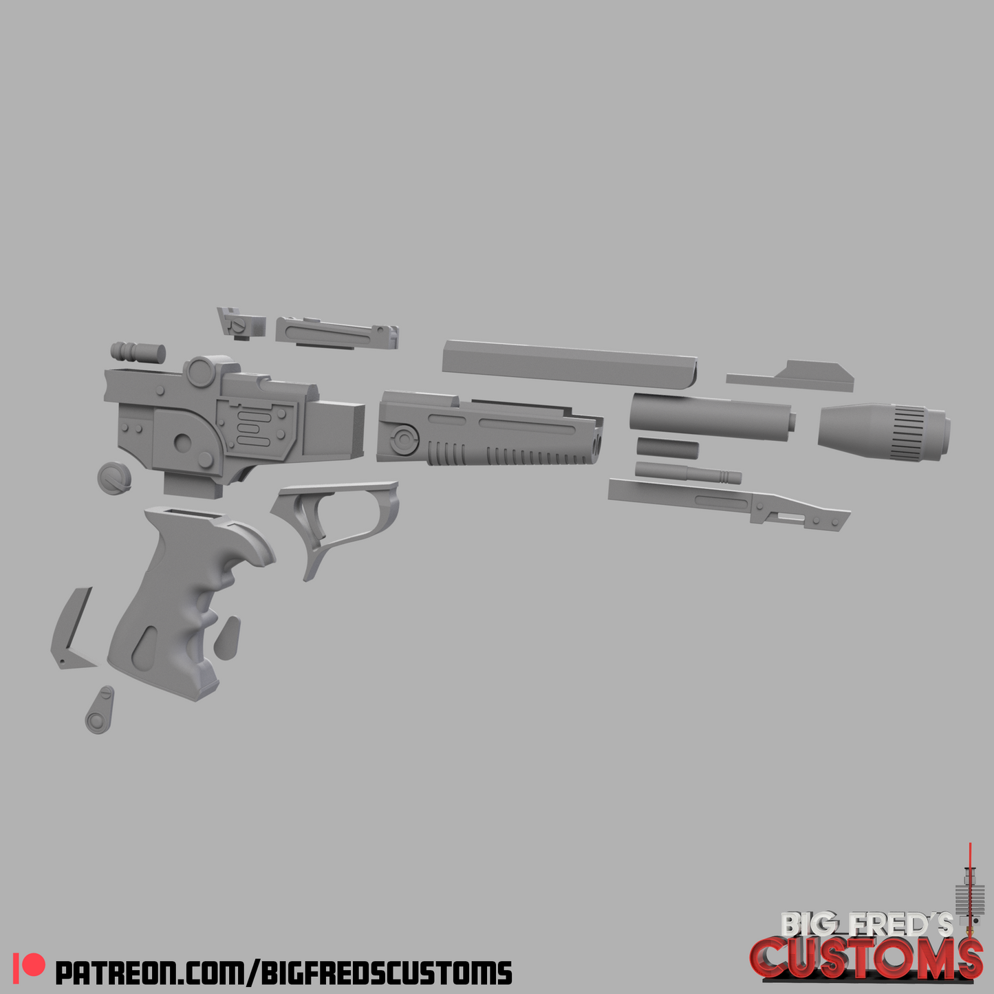 The Mandalorian's New Blasters/ Imperial Commando Blaster (the Mandalorian) STL (Download)
