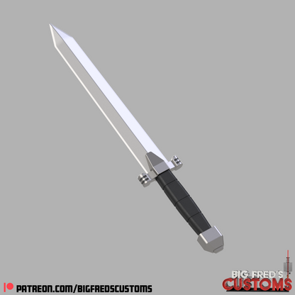 The Mandalorian Arena Sword (The Mandalorian and Grogu) STL File (Download)