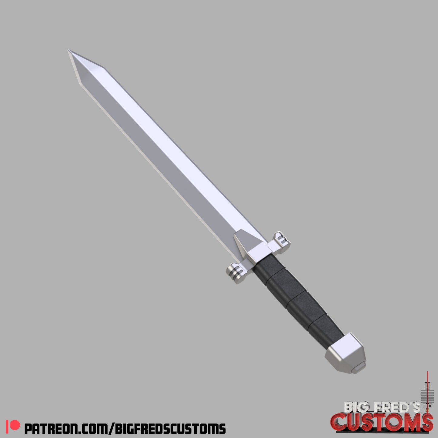 The Mandalorian Arena Sword (The Mandalorian and Grogu) STL File (Download)