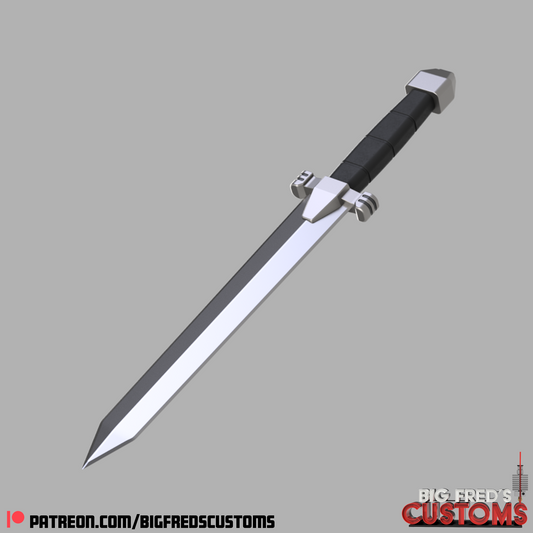 The Mandalorian Arena Sword (The Mandalorian and Grogu) STL File (Download)