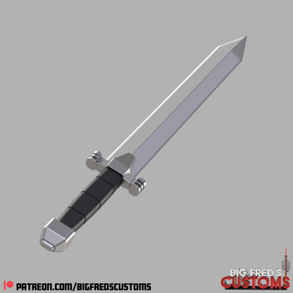 The Mandalorian Arena Sword (The Mandalorian and Grogu) STL File (Download)