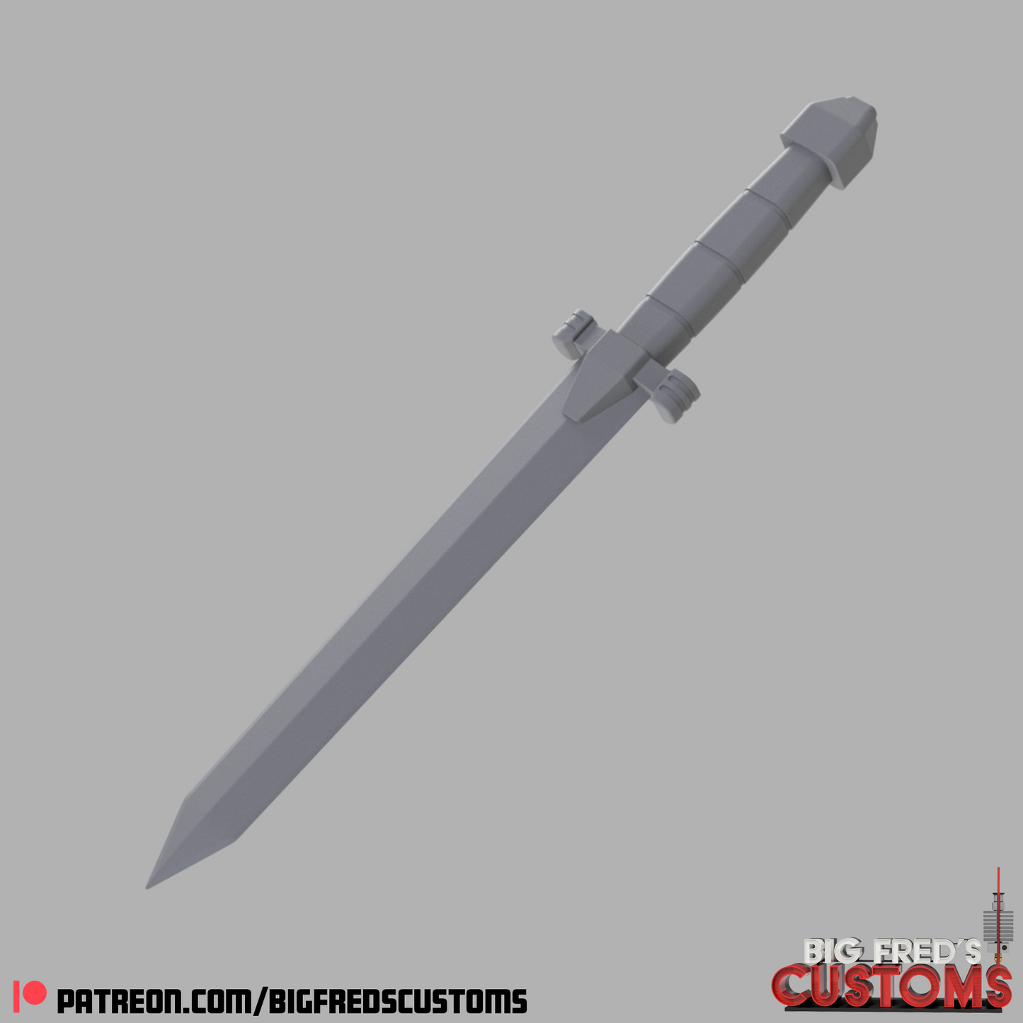 The Mandalorian Arena Sword (The Mandalorian and Grogu) STL File (Download)