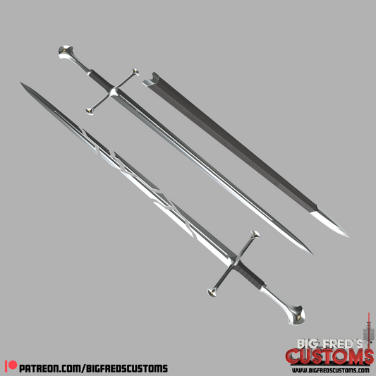 Narsil / Anduril Stl (Lord of the Rings) STL (Download)