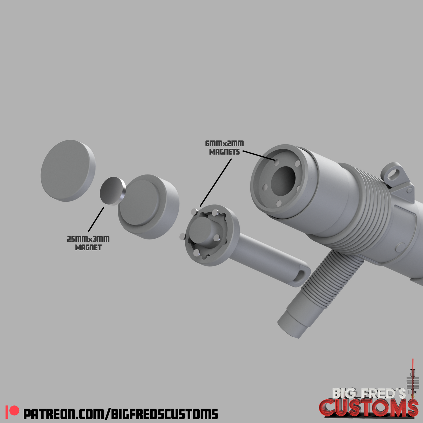 Luke Skywalker's Rebel Grapple Gun ( Empire Strikes Back) STL File (Download)