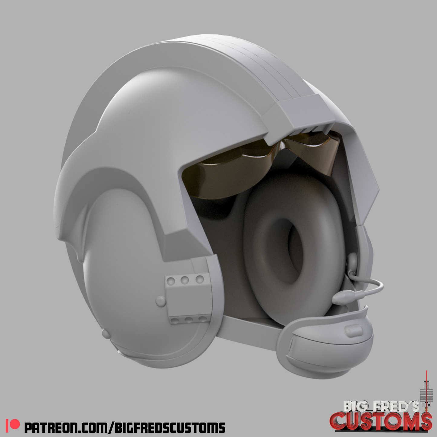 Luke Skywalker Rebel Pilot Helmet (Red Five) Stl (Downlad)