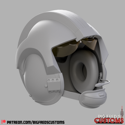 Luke Skywalker Rebel Pilot Helmet (Red Five) Stl (Downlad)