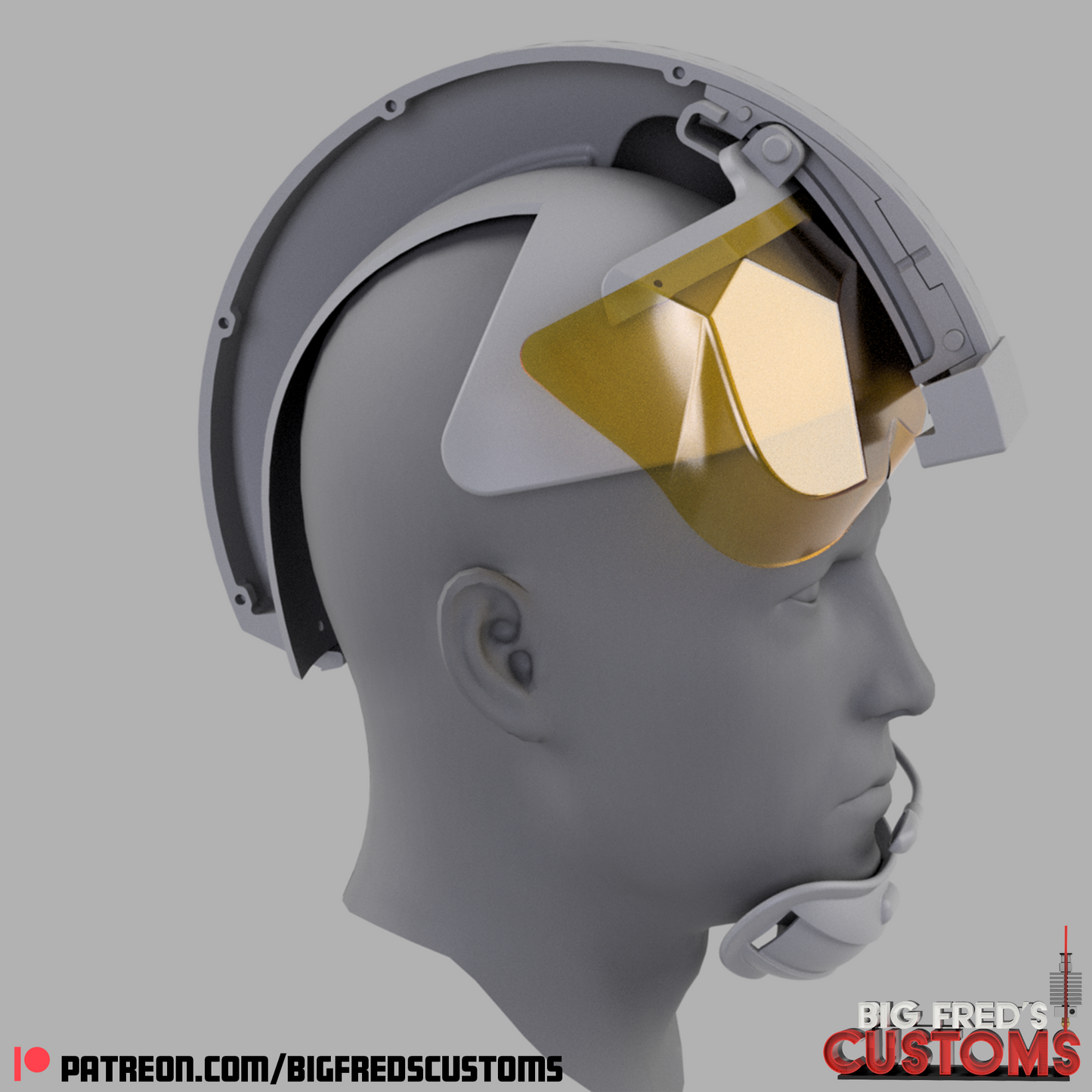 Luke Skywalker Rebel Pilot Helmet (Red Five) Stl (Downlad)