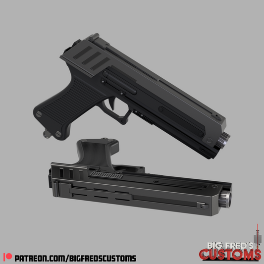 DC-17 Blaster- Live Action (Ahskoa/Rex) STL (Download)