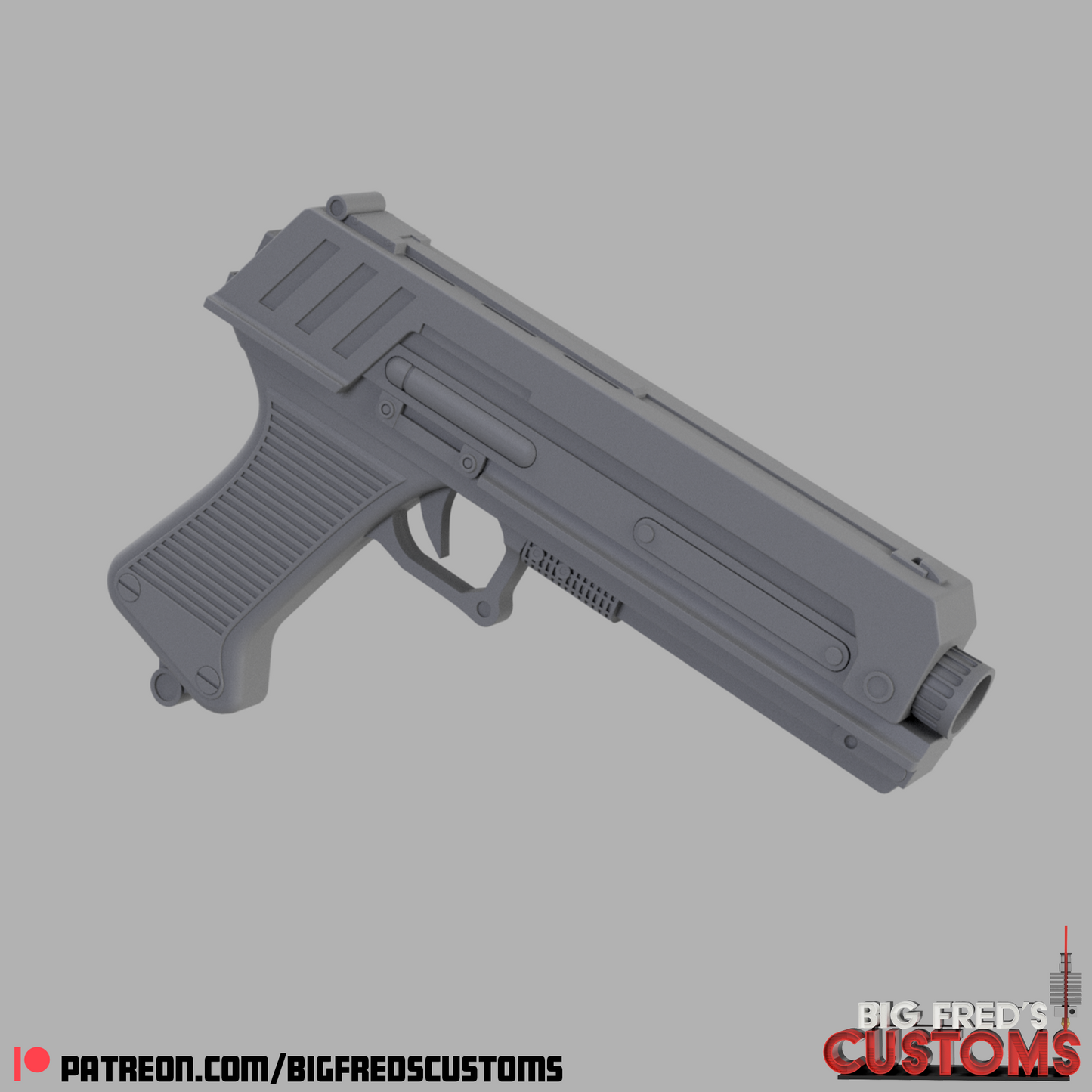 DC-17 Blaster- Live Action (Ahskoa/Rex) STL (Download)