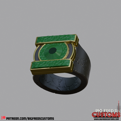 Hal Jordan's Green Lantern and Ring Stl File (Download)
