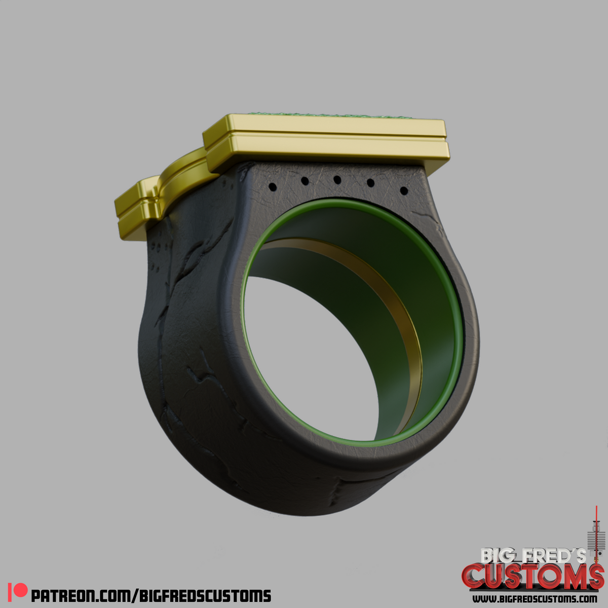 Hal Jordan's Green Lantern Ring (Lanterns) STL File (Download)