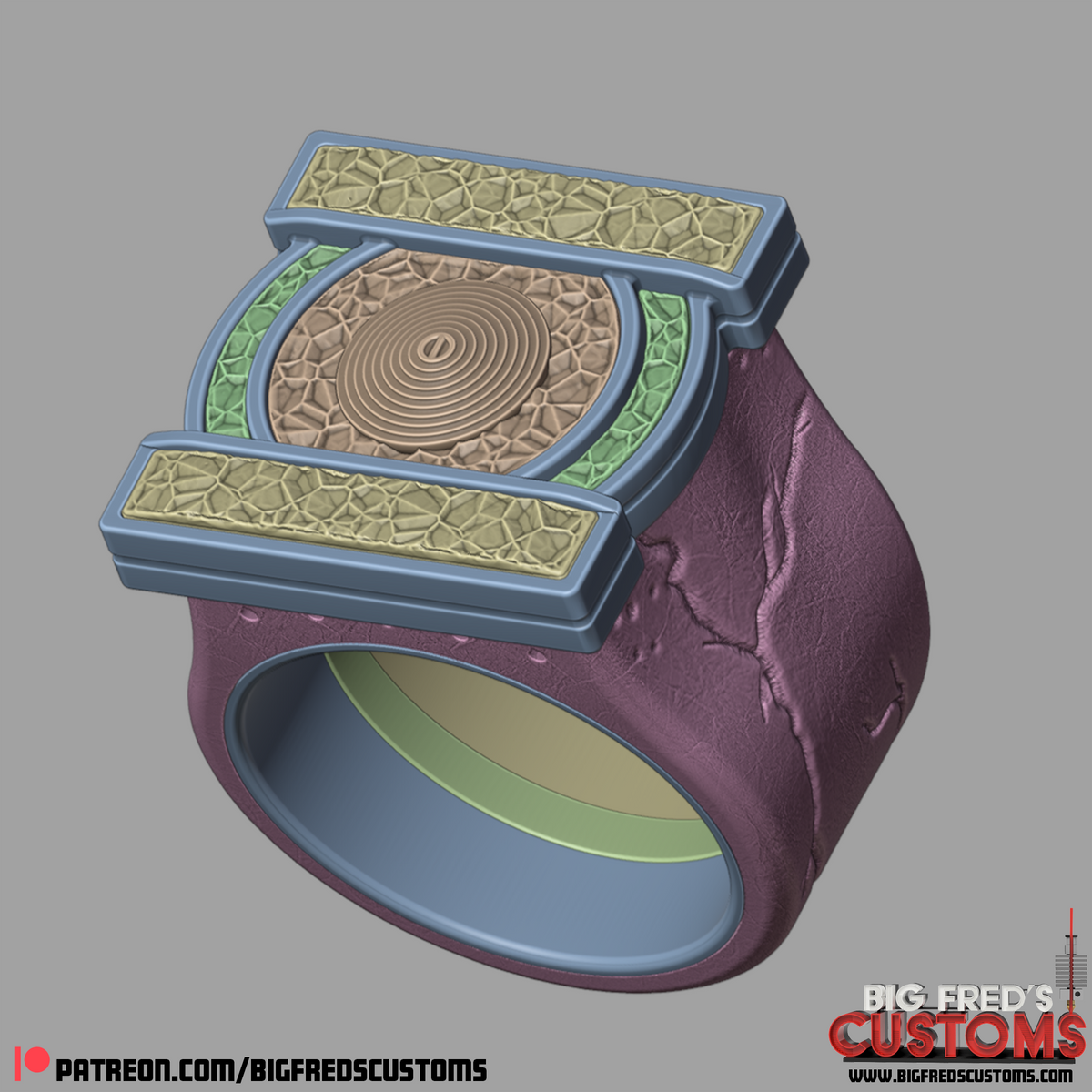 Hal Jordan's Green Lantern Ring (Lanterns) STL File (Download)