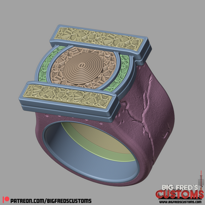 Hal Jordan's Green Lantern Ring (Lanterns) STL File (Download)