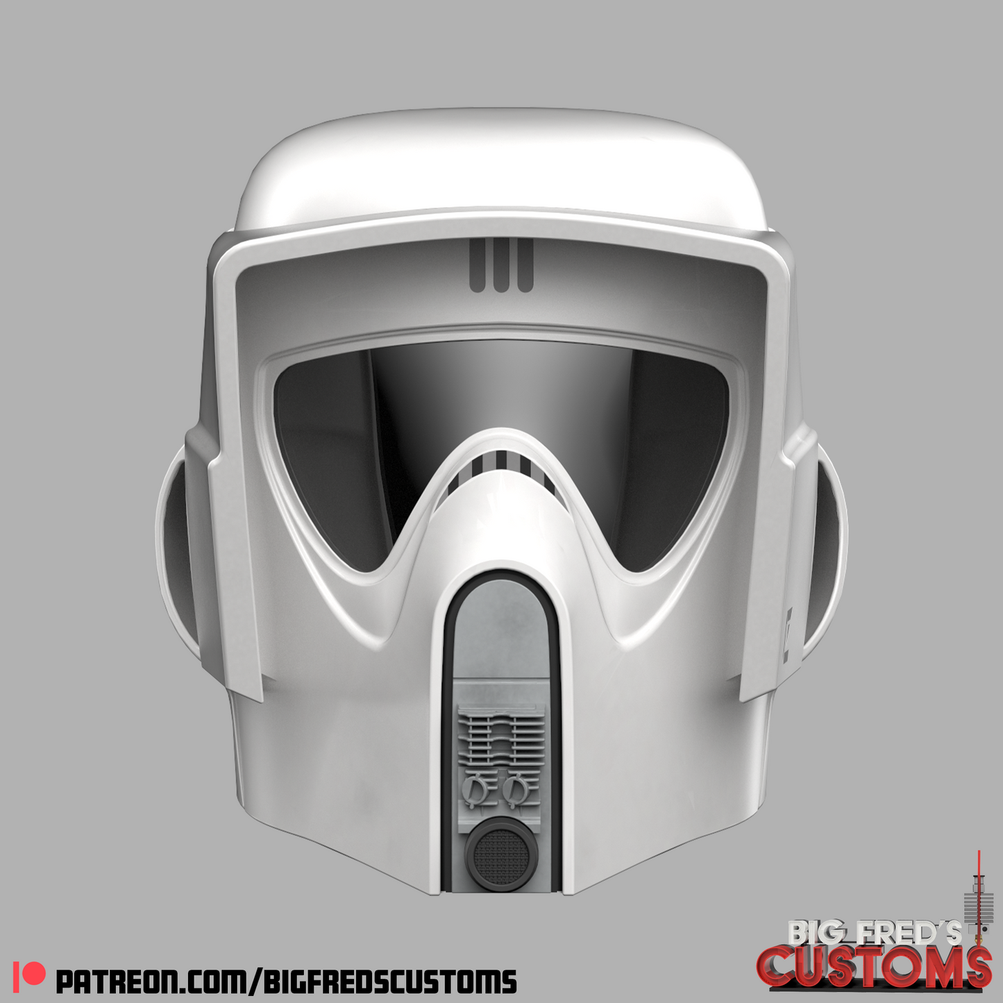 Imperial Biker Scout Trooper Helmet (Star Wars) STL (Download)