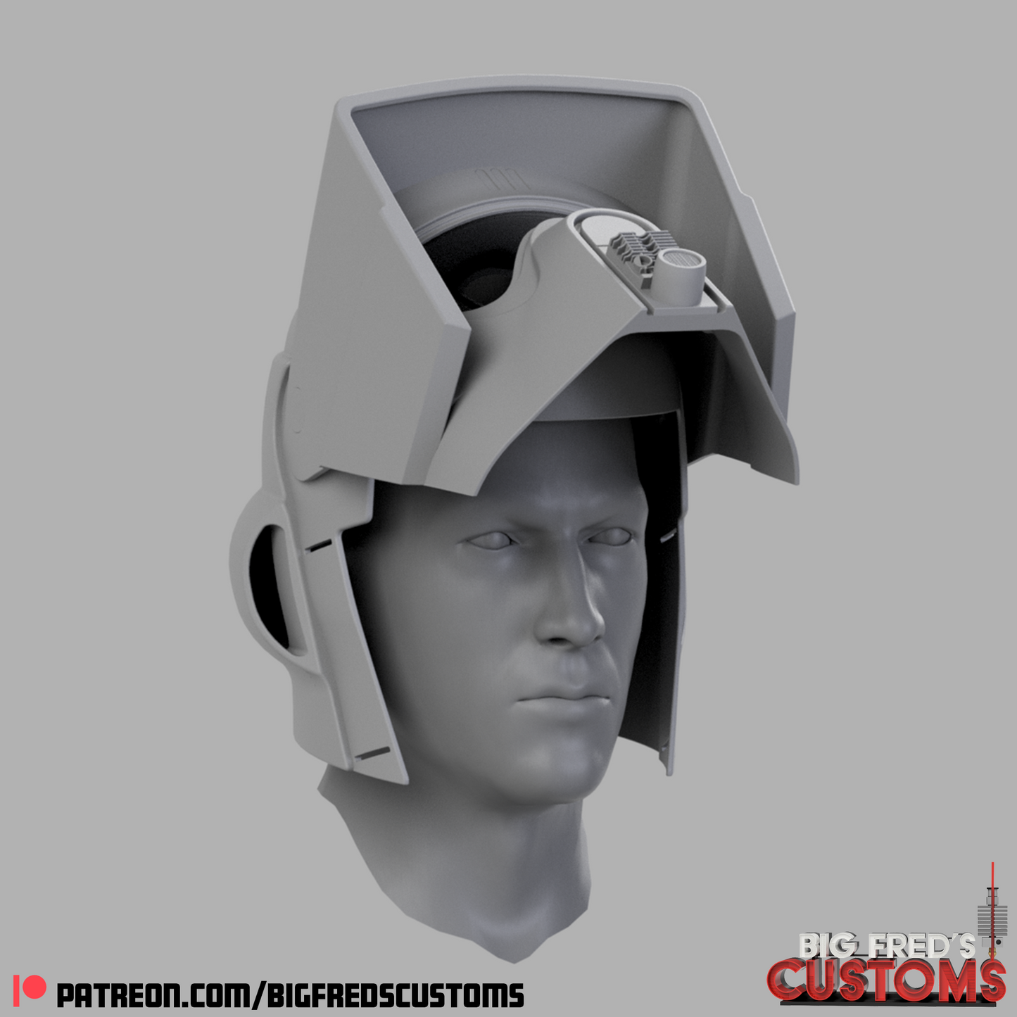 Imperial Biker Scout Trooper Helmet (Star Wars) STL (Download)
