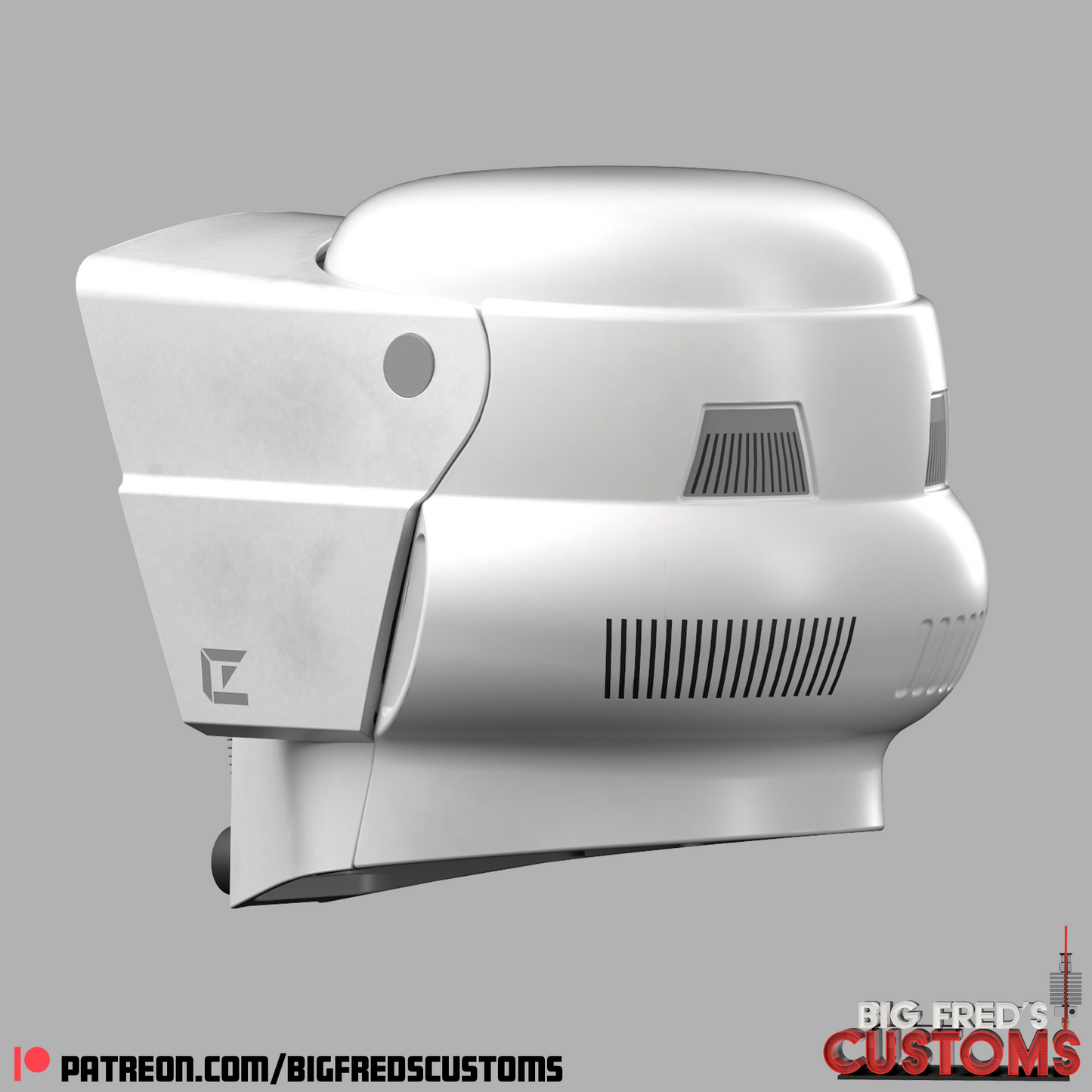 Imperial Biker Scout Trooper Helmet (Star Wars) STL (Download)