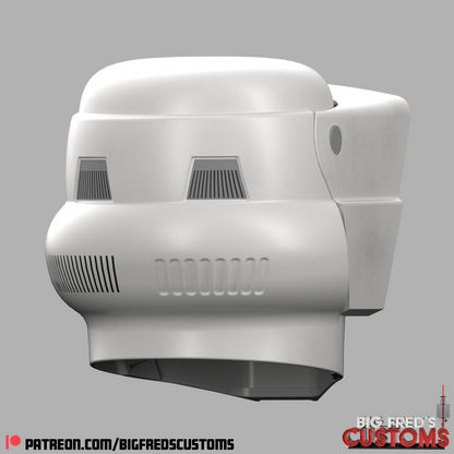 Imperial Biker Scout Trooper Helmet (Star Wars) STL (Download)