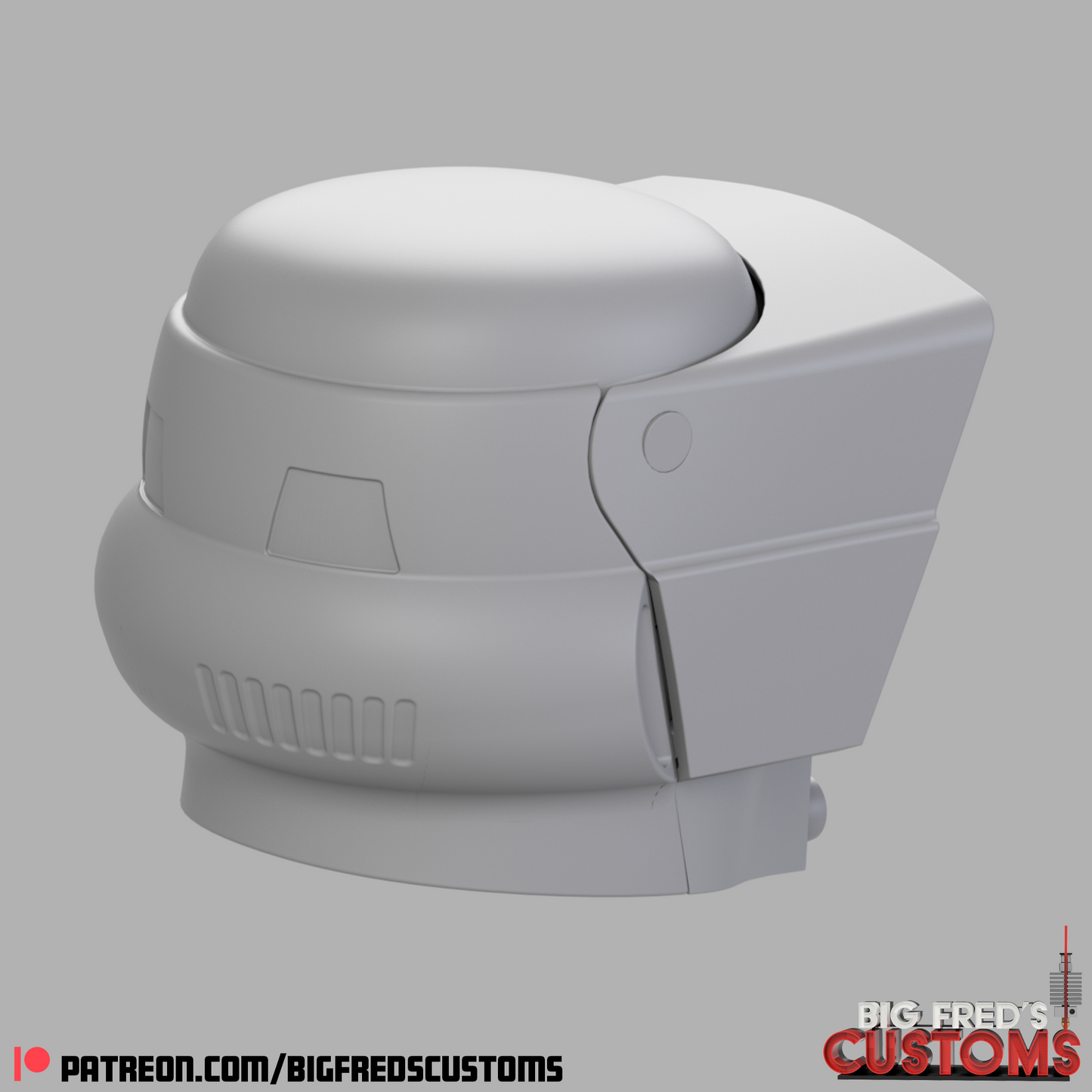 Imperial Biker Scout Trooper Helmet (Star Wars) STL (Download)