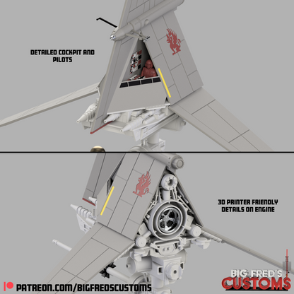 T-16 Sky Hopper Model (A New Hope) Stl File (Download)