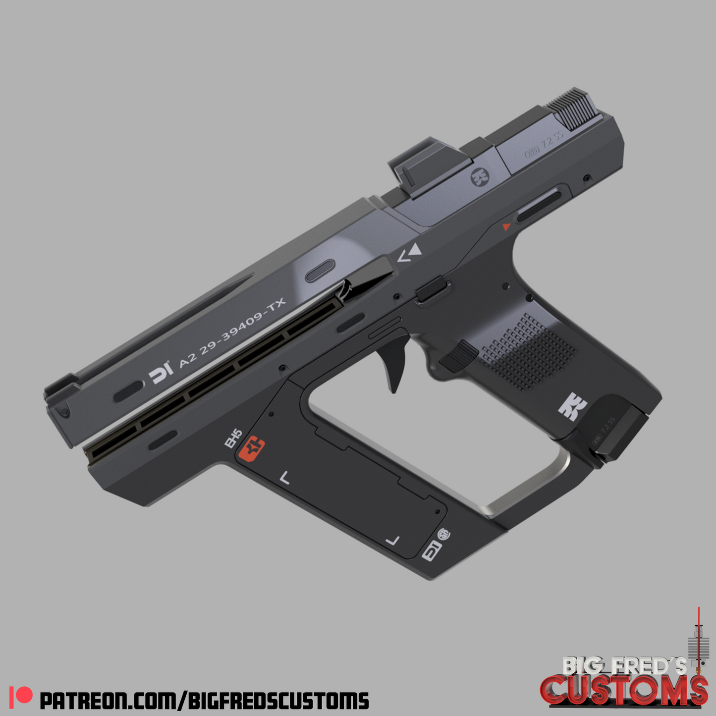 Magnum Blaster (The Creator Movie) STL (Download)