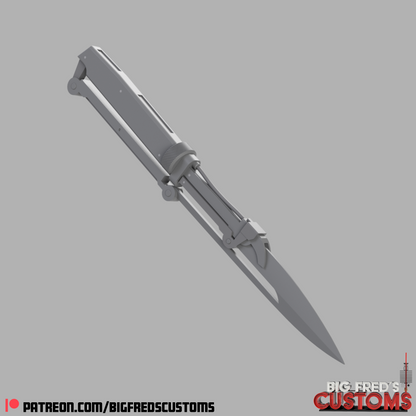 Din Djarin's Vibroblade Knife (The Mandalorian) STL File (Download)