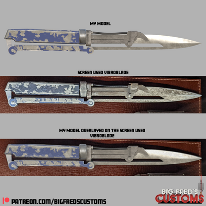 Din Djarin's Vibroblade Knife (The Mandalorian) STL File (Download)