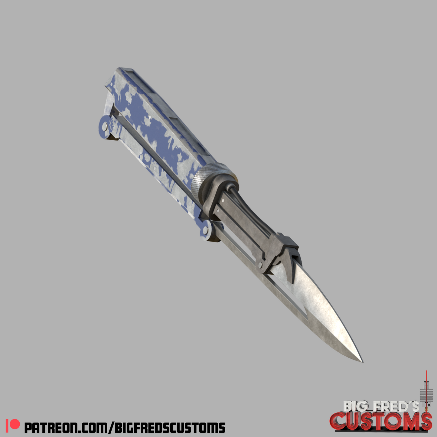 Din Djarin's Vibroblade Knife (The Mandalorian) STL File (Download)