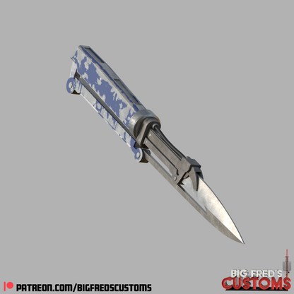 Din Djarin's Vibroblade Knife (The Mandalorian) STL File (Download)