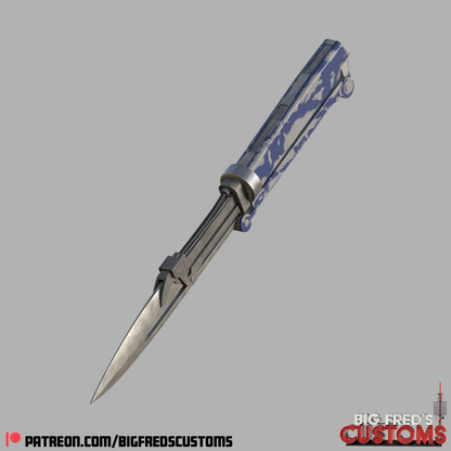 Din Djarin's Vibroblade Knife (The Mandalorian) STL File (Download)