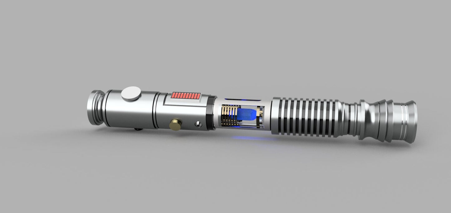 Ki Adi Mundi Lightsaber Hilt (Star Wars Ep.III) Stl (Download)