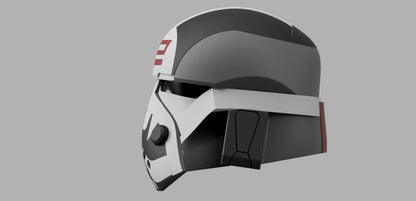 Wrecker Helmet (The Clone Wars and The Bad Batch) Stl (Download)